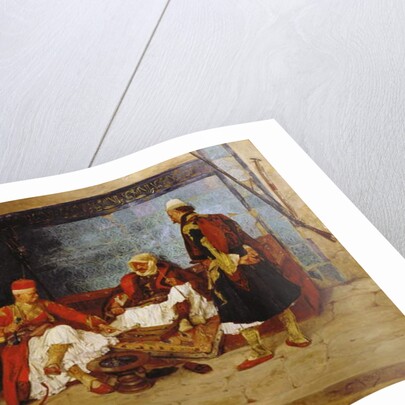 Backgammon, 1890 by Rudolf Otto Ritter von Ottenfeld