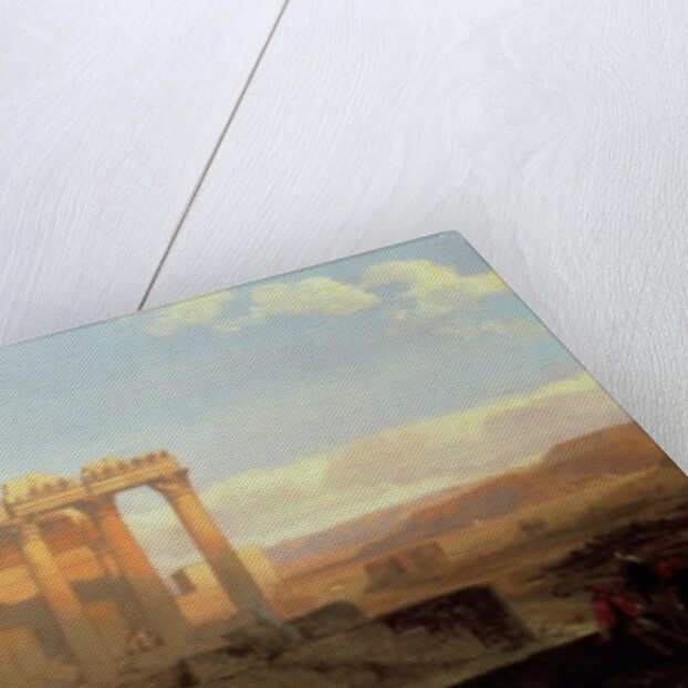 The Ruins of the Smaller Temple at Baalbeck by David Roberts