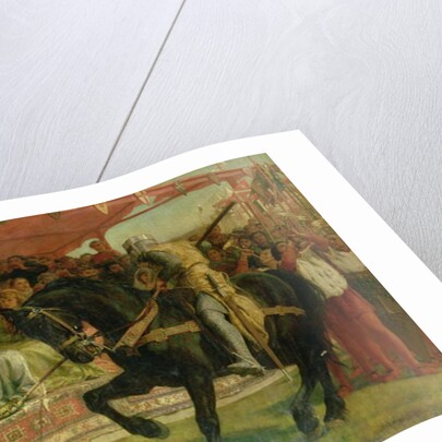 The Queen of the Tournament, 'Ivanhoe' by Frank William Warwick Topham