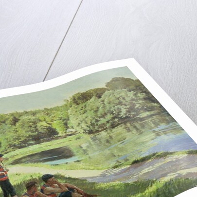 The Team Resting, 1900 by Ferdinand Joseph Gueldry