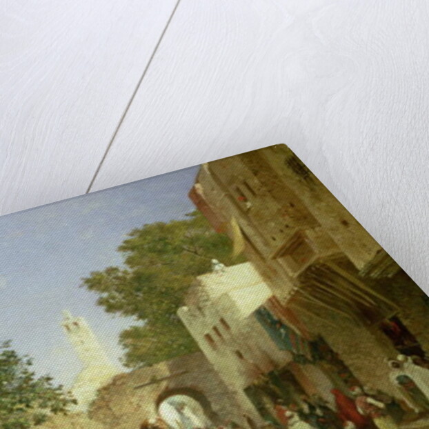 Arab Street Scene, 1872 by Honore Boze