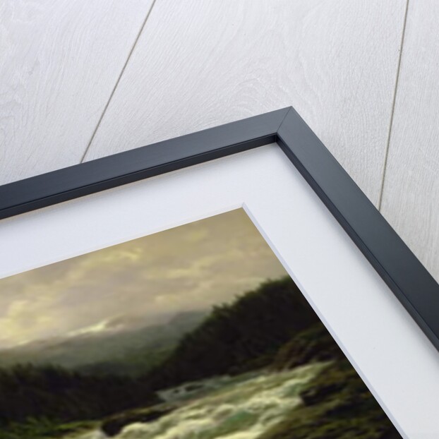 Norwegian Waterfall, at Lofor in Valders, 1905 by Karl Paul Themistocles von Eckenbrecher