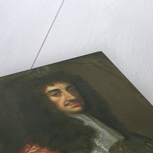 Portrait of King Charles II Wearing Garter Robes by Peter Lely