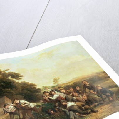 The Football Game by Thomas Webster