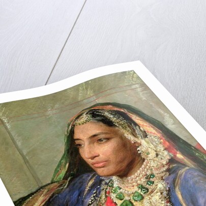 Portrait of Rani Jindan Singh, In An Indian Sari by George Richmond