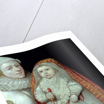 Christening, Portrait of A Mother And Child, c.1595 by English School