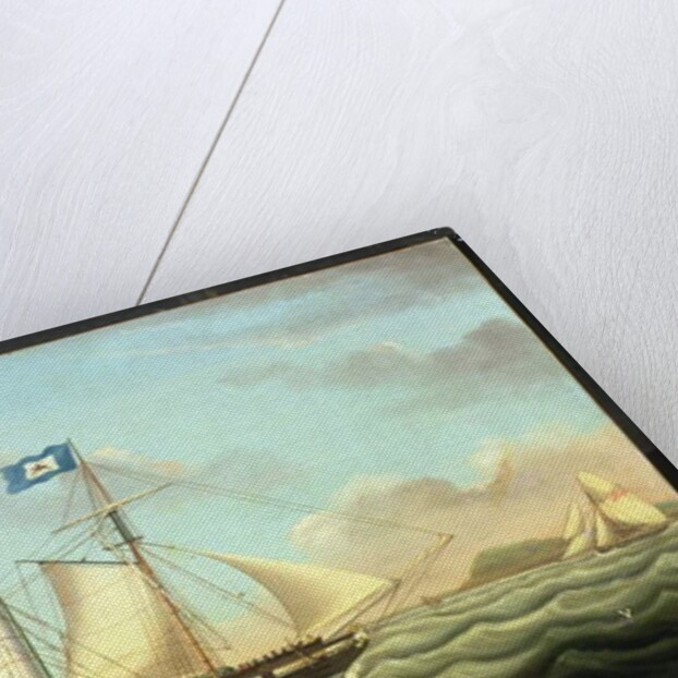 The Steam Packet 'Saint Patrick' On The Liverpool To Dublin Run, 1827 by Miles Walters