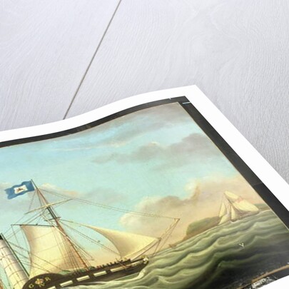 The Steam Packet 'Saint Patrick' On The Liverpool To Dublin Run, 1827 by Miles Walters