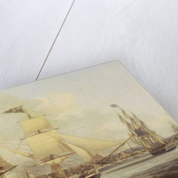 The Irish Packet in Two Positions Off Liverpool by Joseph Jenkinson