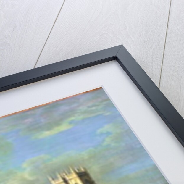 A View Of Westminster With The Royal Barge And Other Shipping by Joseph Nicholls