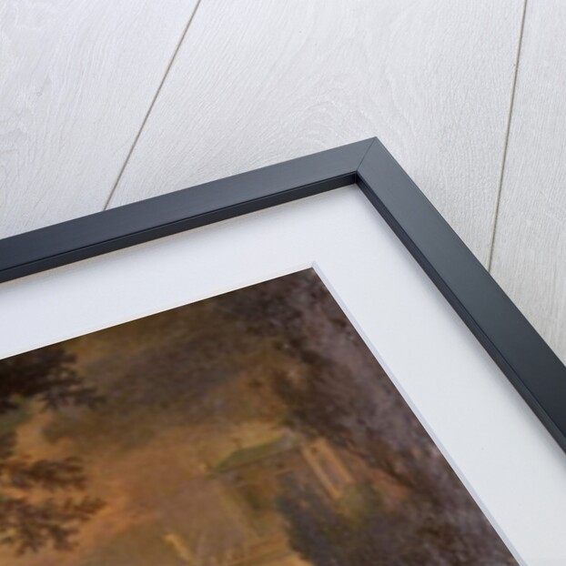 A Lowchen By A Fountain by Jan Wyck