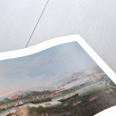 View of the Whampoa Rach from Dane's Island by Anglo-Chinese School