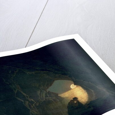 A Grotto With the Figure Of Julia, 1780 by Joseph Wright of Derby