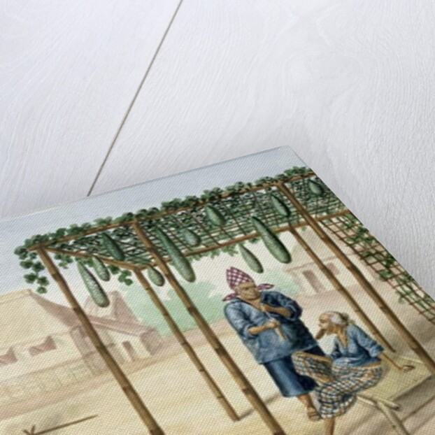 Village Scene near Manila by Jose Honorato Lozano