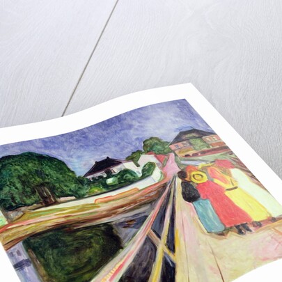 Girls on a Bridge by Edvard Munch