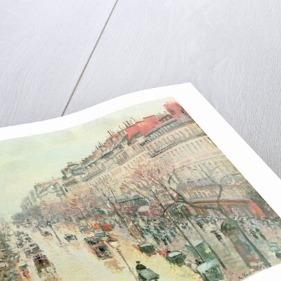 The Boulevard Montmartre, 1893 by Camille Pissarro
