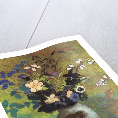 Fleurs Exotiques dans une Potiche by Odilon Redon