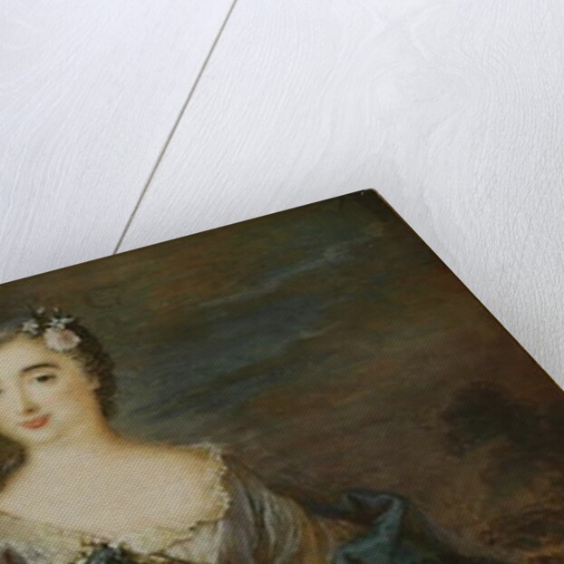 A lady called Louise-Jeanne de Durfot, Duchesse de Mazarin et de la Meilleraye, c.1750 by French School