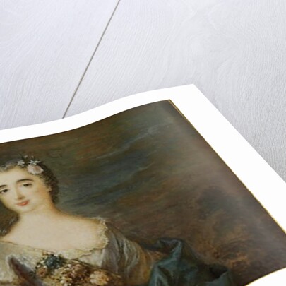 A lady called Louise-Jeanne de Durfot, Duchesse de Mazarin et de la Meilleraye, c.1750 by French School