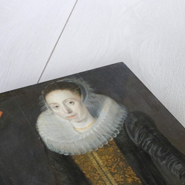 Portrait of Eritia Aukje Hoppers, nee De Blocq, 1622 by Jan De (attr. to) Salle