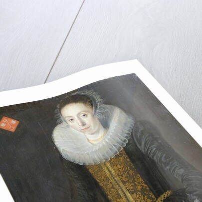 Portrait of Eritia Aukje Hoppers, nee De Blocq, 1622 by Jan De (attr. to) Salle