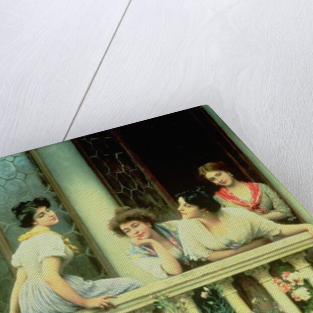 The Balcony, 1911 by Eugen von Blaas