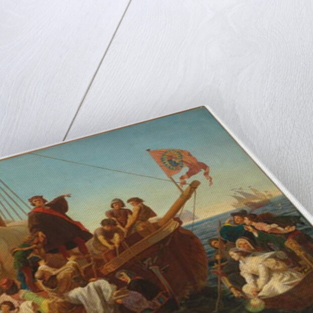 The Departure of Christopher Columbus from Palos in 1492, 1855 by Emanuel Gottlieb Leutze