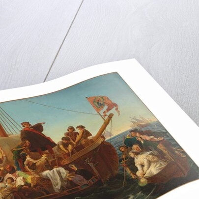 The Departure of Christopher Columbus from Palos in 1492, 1855 by Emanuel Gottlieb Leutze