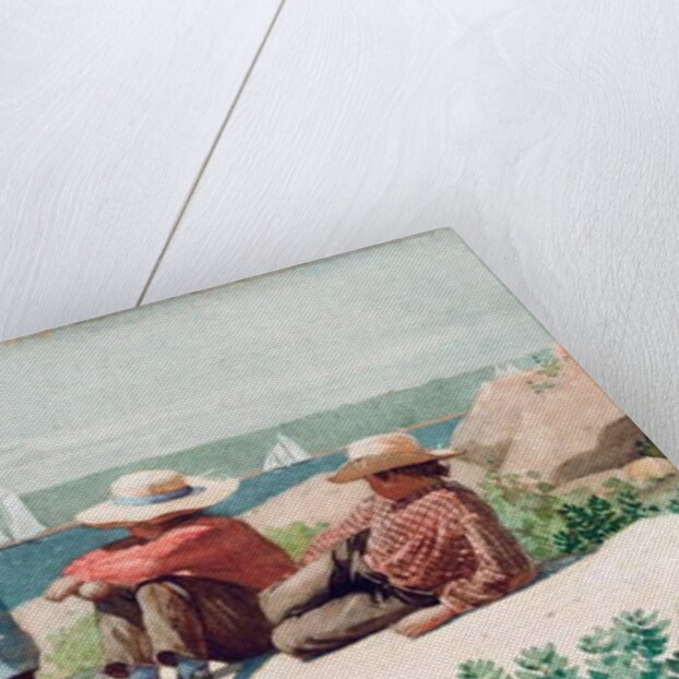 Watching Ships, Gloucester, 1875 by Winslow Homer