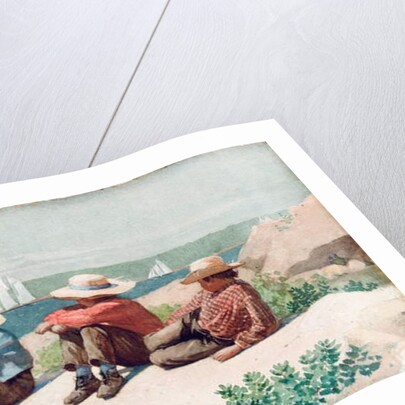 Watching Ships, Gloucester, 1875 by Winslow Homer