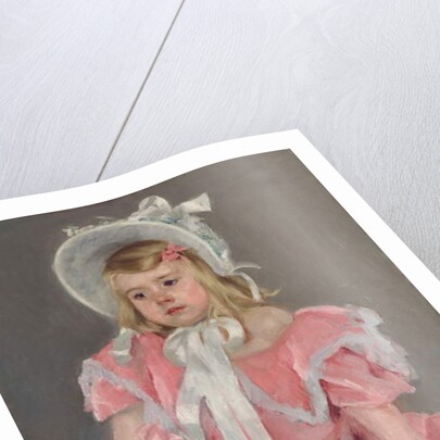 Sara Seated, Leaning on her Left Hand by Mary Stevenson Cassatt