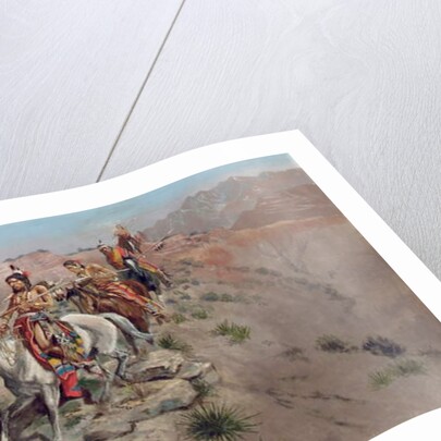 On the Warpath, 1895 by Charles Marion Russell