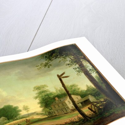 Wayside Inn on Route to Philadelphia by Thomas Birch