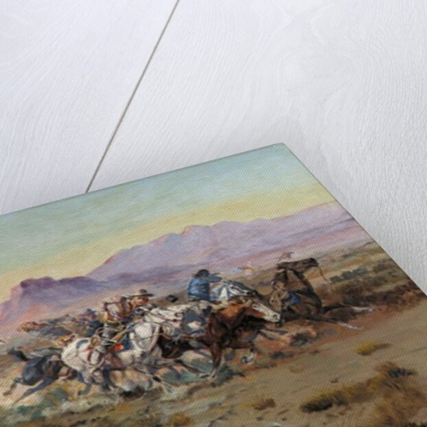 The Attack, 1900 by Charles Marion Russell