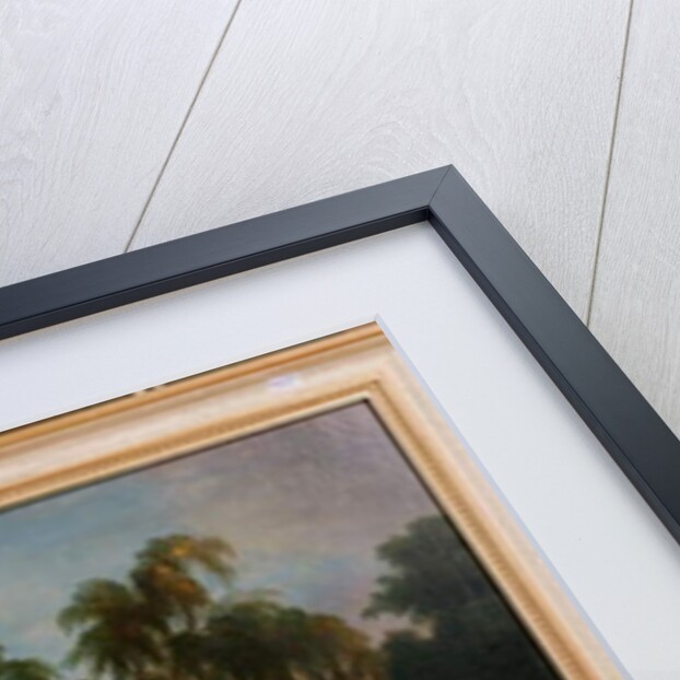 View of Howqua's Garden in Canton with Ladies by a Pavillion, c.1850 by School Chinese