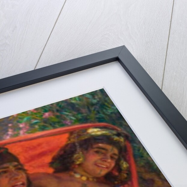 The Frightened Bathers; La Fuite des Baigneuses by Alphonse Etienne Dinet