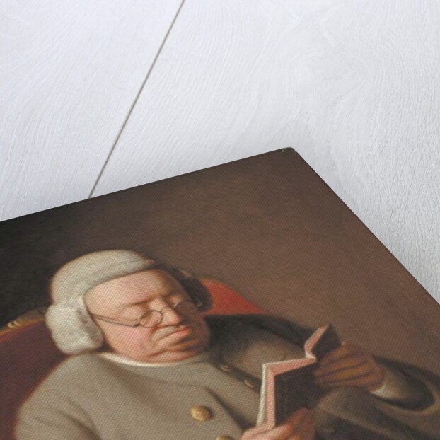 Portrait of Isaac Brodeau Reading a Book, 18th century by George Roth