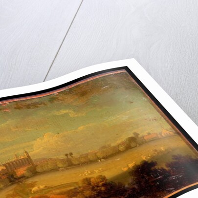 A View of Eton from the Playing Fields, 1822 by Edmund Bristow