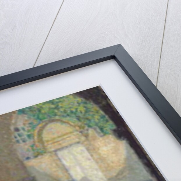 Boutique in the Old Porch; La Boutique de Vieux Porche, 1923 by Henri Eugene Augustin Le Sidaner