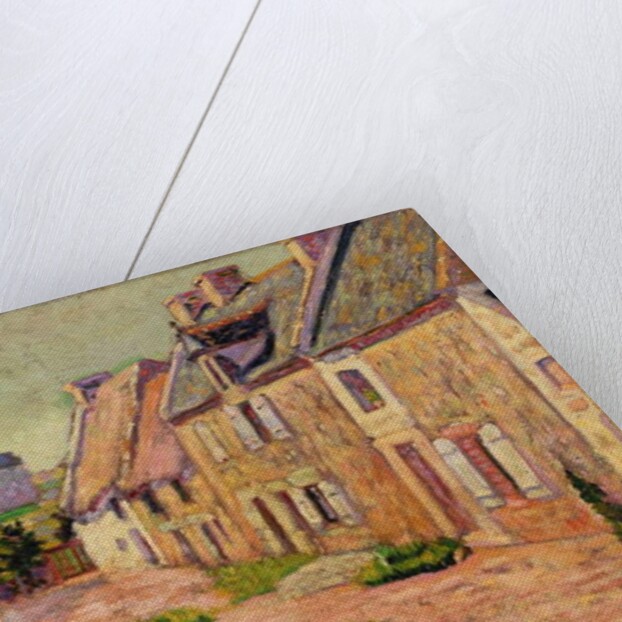 Saint-Briac, cour a la Ville Hue, 1885 by Paul Signac