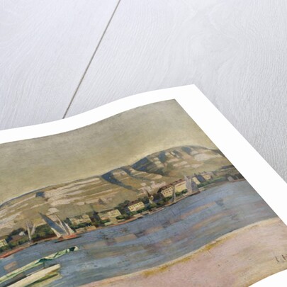 Geneva Harbour and the Saleve, 1878 by Ferdinand Hodler