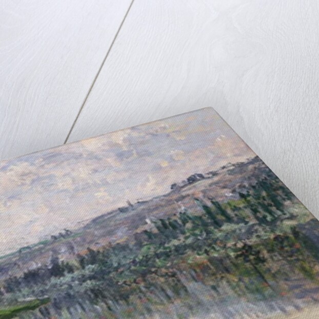 The Seine and the Hills of Chantemsle; La Seine et les Coteaux de Chantemsle, 1880 by Claude Monet