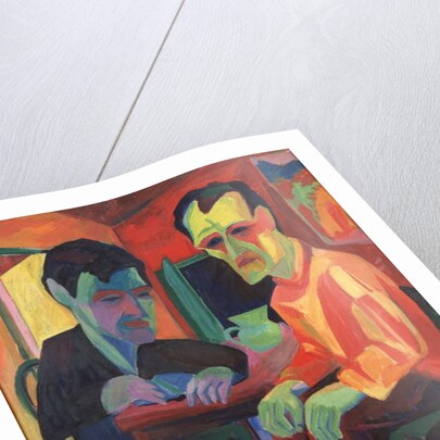 The Discussion; Das Gesprach, c.1925 by Hermann Scherer