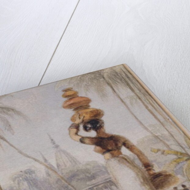 A Hindu Woman carrying a Waterpot by William Daniell