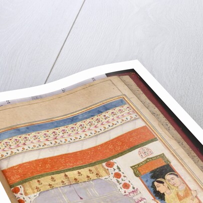 A Hindu love story of Manshar and Madh, c.1730 by Deccani School