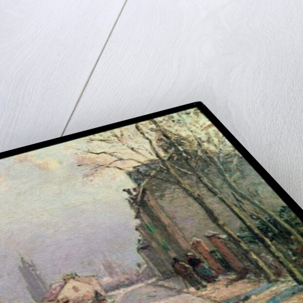 The Road, Effect of Winter; La Route, Effet d'Hiver, 1872 by Camille Pissarro