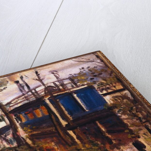 House Boats, Loch Lomond by George Leslie Hunter