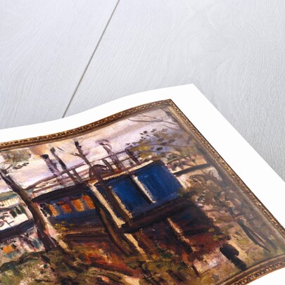 House Boats, Loch Lomond by George Leslie Hunter