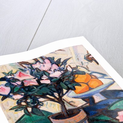 Pink Azalea and Oranges, c.1913 by Samuel John Peploe