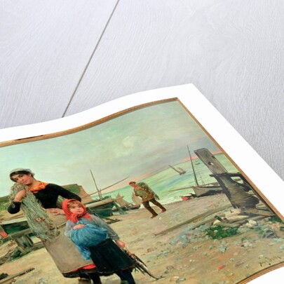 Fisherfolk Returning with their Nets, 1882 by Henry Bacon